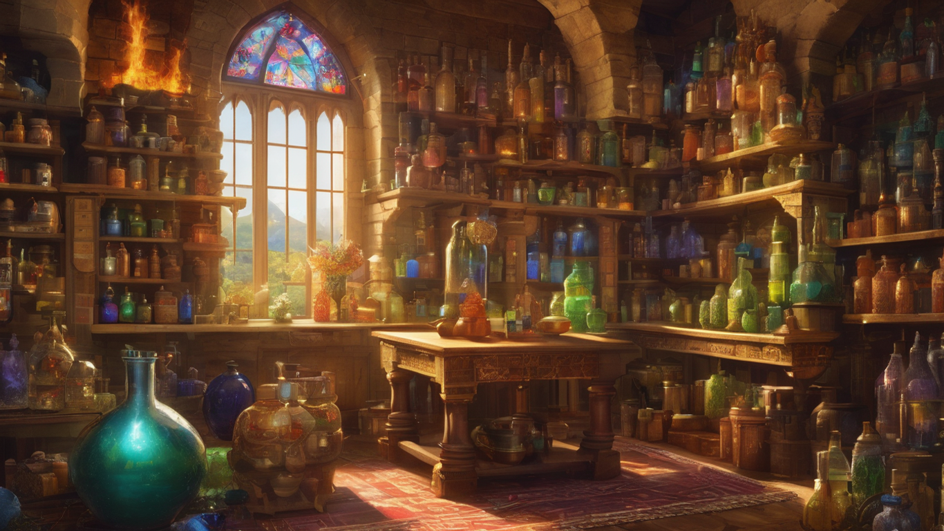 fantasy potion shop